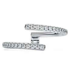 Anello a fascia aperta Eternity