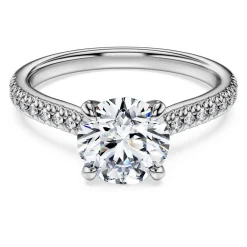 Anello solitario Eternity