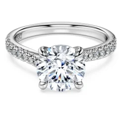 Anello solitario Eternity