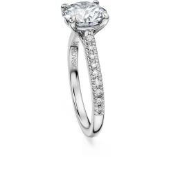 Anello solitario Eternity