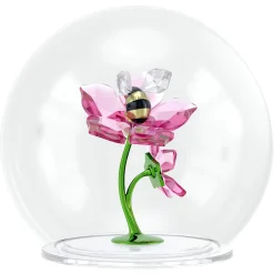 Idyllia Sfera in Vetro con Ape e Fiori